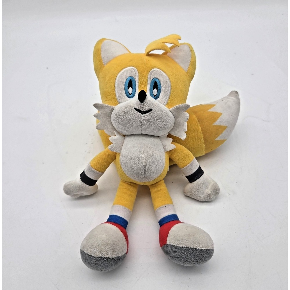 Sonic The Hedgehog Yellow Tails Sega Toy Factory 12" Plush Plushie Stuffed